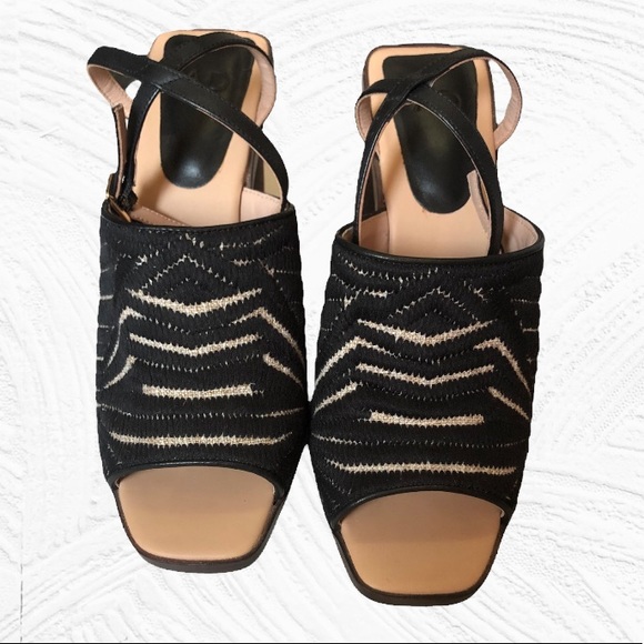 AD & Daughters Chunky Heeled Sandals Size 8.5 - Picture 2 of 10